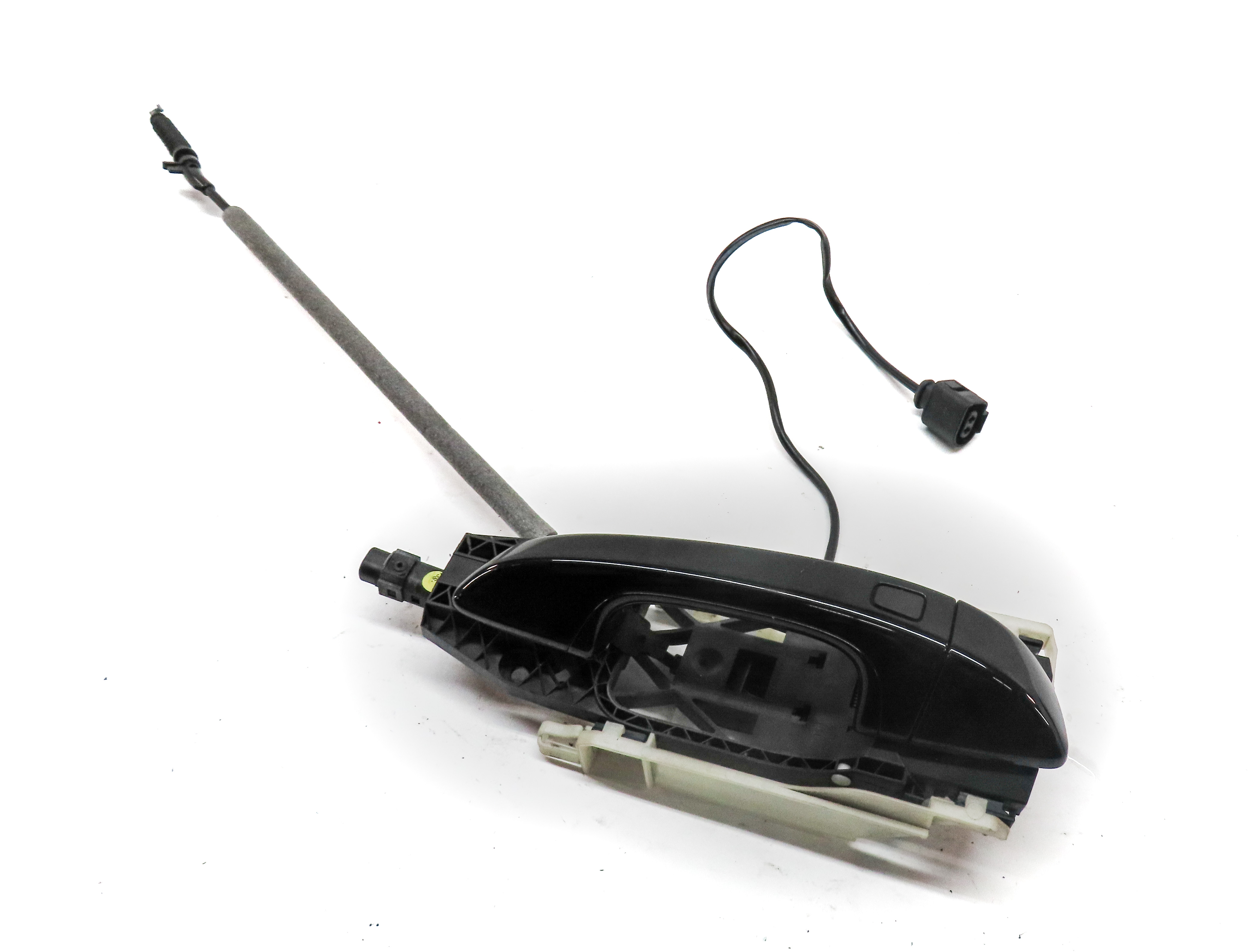 11-18 PORSCHE CAYENNE 958 FRONT RIGHT PASSENGER KEYLESS DOOR HANDLE (Black) — exact item pictured